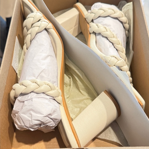 - Dolce Vita Pang Stella Pang SlipOn Braided Strappy High Heel Sandals 8.5shoes - Picture 15 of 16